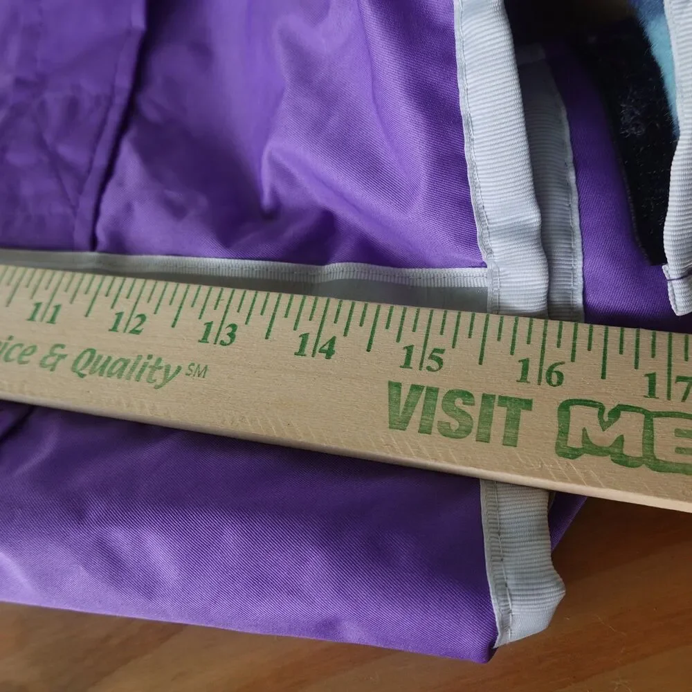 Purple Zack & Zoey Reversible Nor’easter Blanket Coat Jacket Size M
